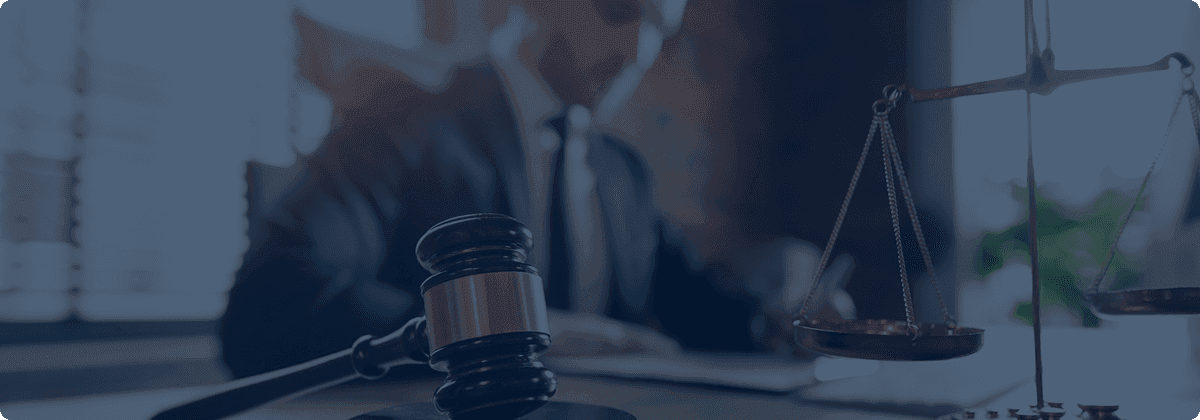 Legal consultation background with gavel and scales